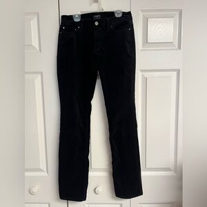 Ann Taylor Black Corduroy Signature Pants
